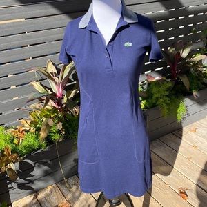 LACOSTE SPORT Navy Polo Dress Size 32/XS